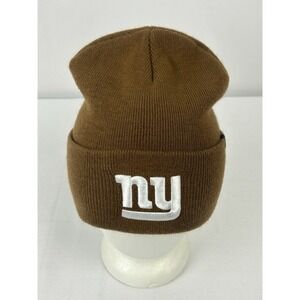 New York Giants Winter Hat Cuffed Carhartt Brown Beanie NFL '47 Brand
